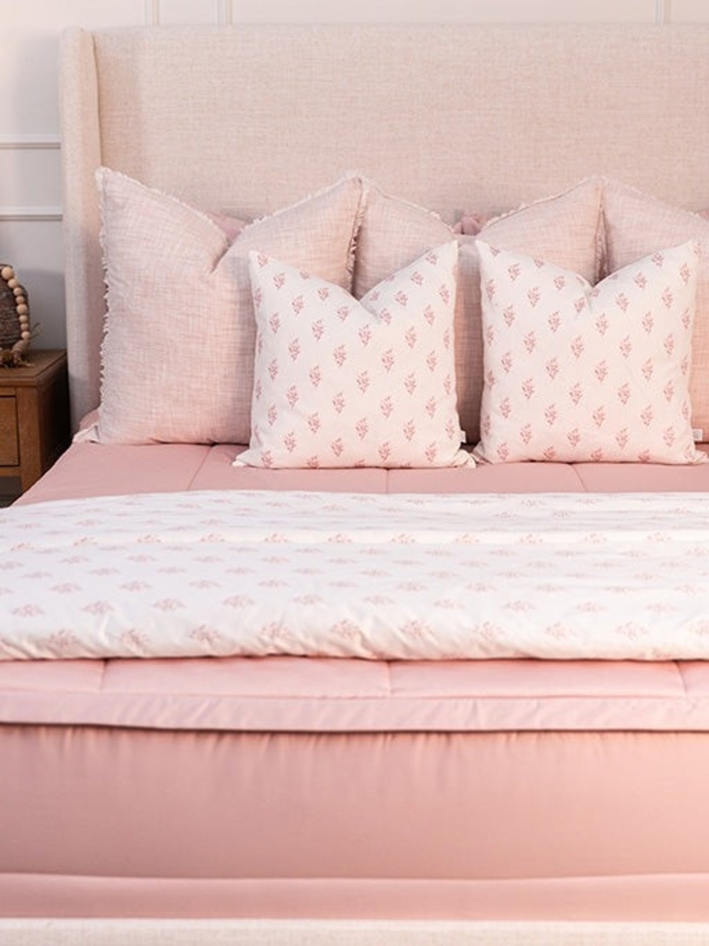 Beddy's Ella Zipper Bedding Set | King | Pink | Retails $320+